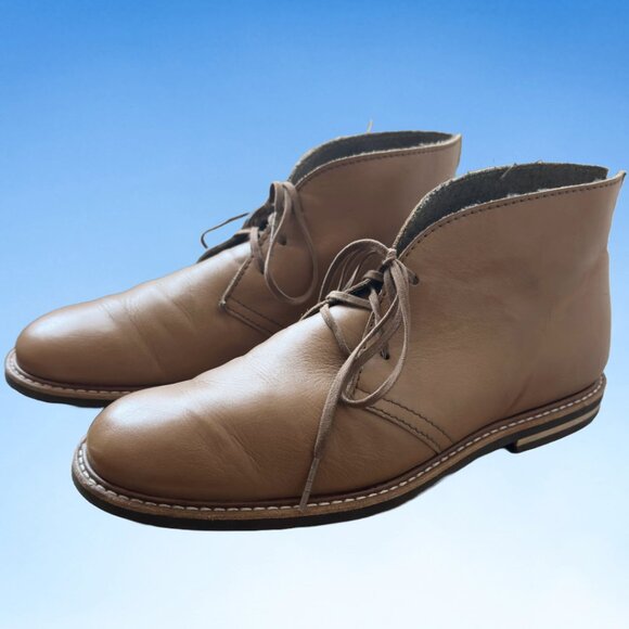 The Generic Man Other - The Generic Man Handmade Caramel Leather Chukka Boots, Sz 44.5/US 11